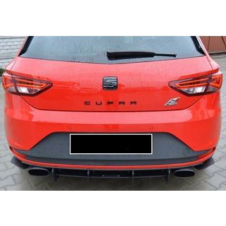 Zadní difuzor DPT V-6 (2013-2016, černý lesk) Seat Leon 2013–2020 fotografie 3