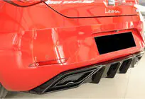 Seat Leon 2020– Zadní difuzor DPT V-2 (lesklá černá) fotografie 1