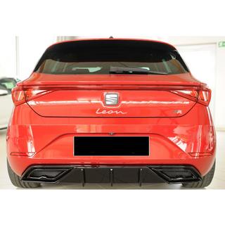 Zadní difuzor DPT V-2 (lesklá černá) Seat Leon 2020– fotografie 2