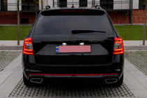 Skoda Octavia III A7 2013–2019 Zadní difuzor DPT V-2 (LB/SW, lesklá černá) fotografie 3