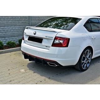 Zadní difuzor DPT V-5 (LB, matná černá) Skoda Octavia III A7 2013–2019 fotografie 2