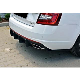 Zadní difuzor DPT V-5 (LB, matná černá) Skoda Octavia III A7 2013–2019 fotografie 3