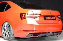 Skoda Superb 2015–2024 Zadní difuzor DPT V-1 (lesklá černá) fotografie 1