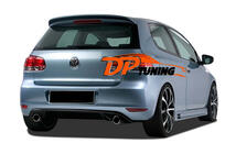 Volkswagen Golf 6 2008–2014 Zadní difuzor DPT V-1 (pro Base, lesklá černá) fotografie 1