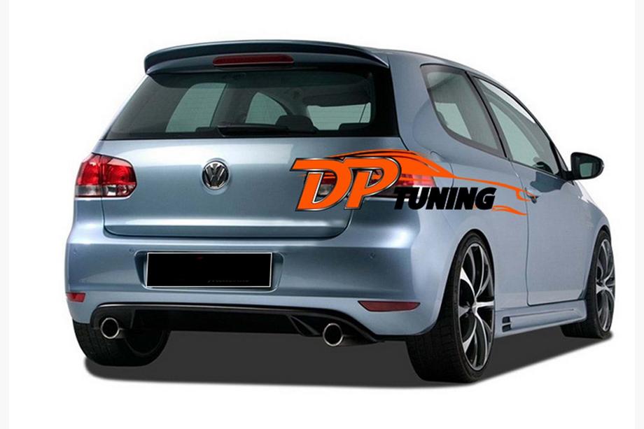 Volkswagen Golf 6 2008–2014 Zadní difuzor DPT V-1 (pro Base, lesklá černá) Image