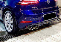 Volkswagen Golf 7/E-Golf 2012–2020 Zadní difuzor DPT V-1 (2017-2019, černý lesk) fotografie 2
