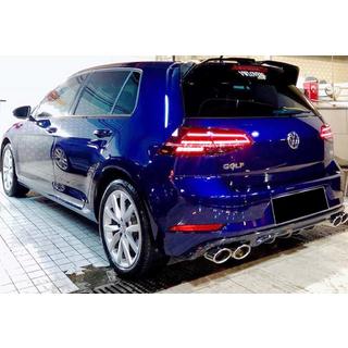 Zadní difuzor DPT V-1 (2017-2019, černý lesk) Volkswagen Golf 7/E-Golf 2012–2020 fotografie 1