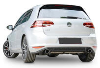 Volkswagen Golf 7/E-Golf 2012–2020 Zadní difuzor DPT V-2 (pro GTI, 2012-2017, černý lesk) fotografie 2