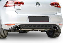Volkswagen Golf 7/E-Golf 2012–2020 Zadní difuzor DPT V-2 (pro GTI, 2012-2017, černý lesk) fotografie 1