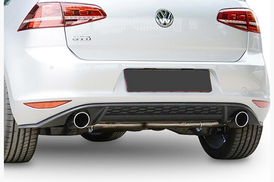 Volkswagen Golf 7/E-Golf 2012–2020 Zadní difuzor DPT V-2 (pro GTI, 2012-2017, černý lesk) Image