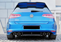 Volkswagen Golf 7/E-Golf 2012–2020 Zadní difuzor DPT V-4 (pro R / R-Line, 2012-2019, matně černý) fotografie 3