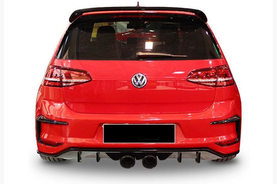 Volkswagen Golf 7/E-Golf 2012–2020 Zadní difuzor DPT V-7 (2012-2017, černý lesk) Image