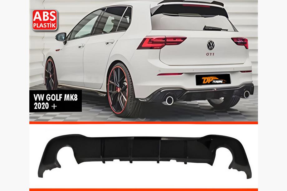 Volkswagen Golf 8 2019– Zadní difuzor DPT V-1 (černý lesk) Image