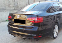 Volkswagen Jetta 2011–2018 Zadní difuzor DPT (2014-2018, černý lesk) fotografie 4