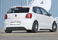 Volkswagen Polo 2010–2017 Zadní difuzor DPT (2010-2013, černý lesk) fotografie 2