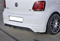 Volkswagen Polo 2010–2017 Zadní difuzor DPT (2010-2013, černý lesk) fotografie 1