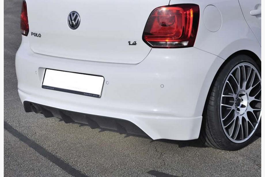 Volkswagen Polo 2010–2017 Zadní difuzor DPT (2010-2013, černý lesk) Image