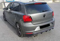 Volkswagen Polo 2010–2017 Zadní difuzor DPT (2014-2017, černý lesk) fotografie 4
