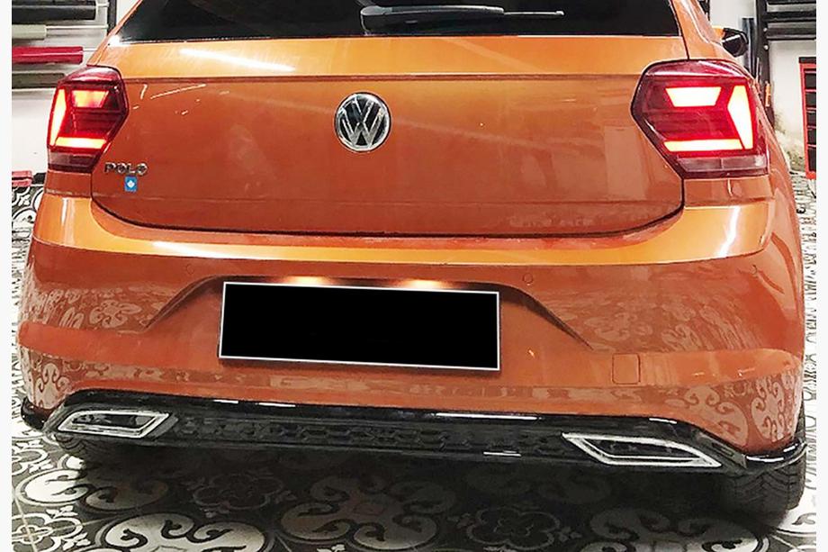 Volkswagen Polo 2017– Zadní difuzor DPT V-3 (černý lesk) Image