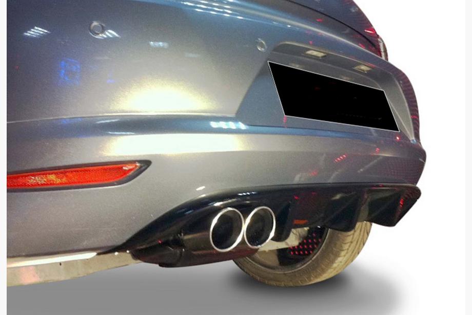 Volkswagen Scirocco 2008–2017 Zadní difuzor DPT V-3 (2008-2013, černý lesk) Image