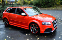 Audi A3 2003–2012 Boční prahy DPT (2005-2008, černý lesk) fotografie 1