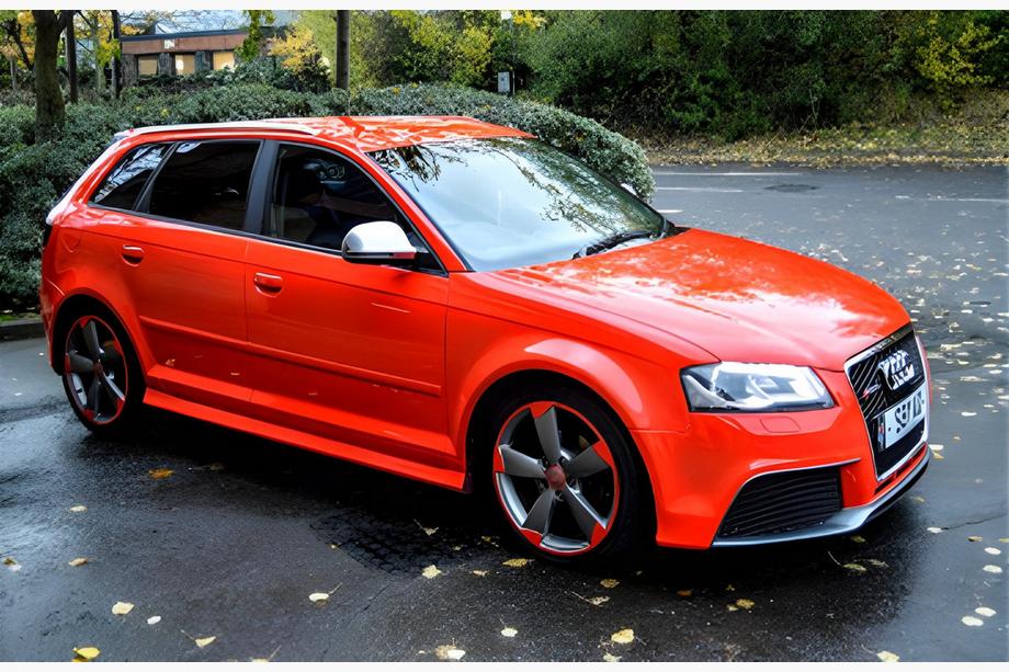 Audi A3 2003–2012 Boční prahy DPT (2005-2008, černý lesk) Image