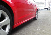 Audi A3 2012–2020 Boční prahové nástavce DPT (HB, černý lesk) fotografie 1