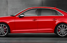 Audi A4 B8 2007–2015 Boční prahy DPT V-2 (černý lesk) fotografie 1