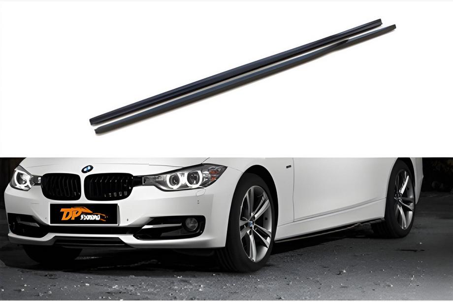 BMW řada 3 F30/F31 2012–2019 Prahové nástavce DPT (pro Base prahy, černý lesk) Image