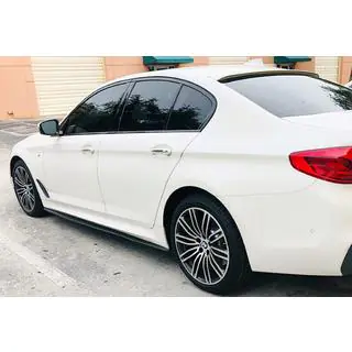 Prahové nástavce DPT V-1 (pro prahy M-Sport/M5, lesklá černá) fotografie 2