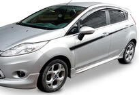 Ford Fiesta 2008–2017 Boční prahy DPT V-2 (HB, černý lesk) fotografie 2