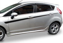 Ford Fiesta 2008–2017 Boční prahy DPT V-2 (HB, černý lesk) fotografie 1