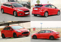 Ford Focus III 2011–2017 Boční prahy DPT (SD, 2015-2017, černý lesk) fotografie 1