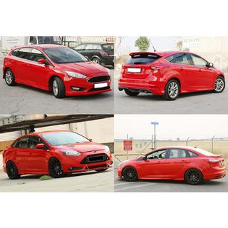 Boční prahy DPT (SD, 2015-2017, černý lesk) Ford Focus III 2011–2017 fotografie 1