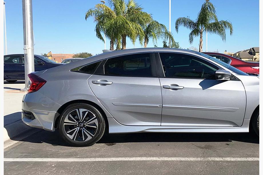 Honda Civic Sedan X 2016–2021 Boční prahy DPT V-1 (k lakování) Image