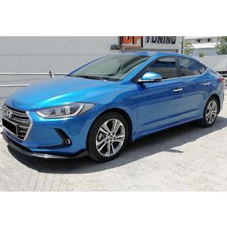 Boční prahy DPT (černý lesk) Hyundai Elantra (AD) 2015–2020 fotografie 4