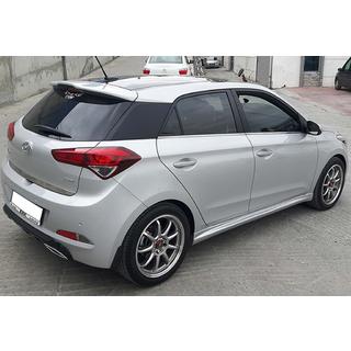 Boční prahy DPT (2014-2018, černý lesk) Hyundai I-20 2014–2020 fotografie 3