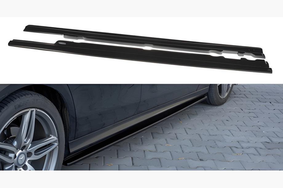 Mercedes E-class W213 2016–2023 Boční prahy DPT (černý lesk) Image