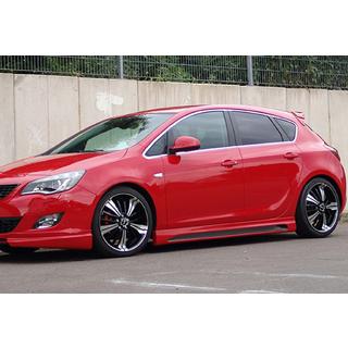 Boční prahy DPT V-2 (černý lesk) Opel Astra J 2009–2015 fotografie 1