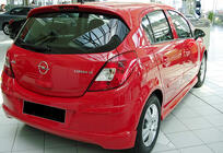 Opel Corsa D 2007–2014 Boční prahy DPT V-1 (černý lesk) fotografie 2
