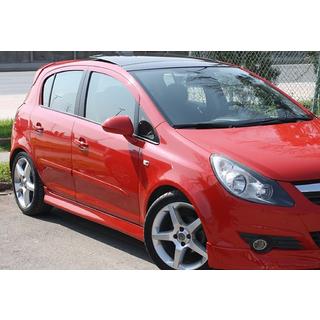 Boční prahy DPT V-1 (černý lesk) Opel Corsa D 2007–2014 fotografie 1