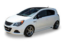 Opel Corsa D 2007–2014 Boční prahy DPT V-2 (černý lesk) fotografie 2