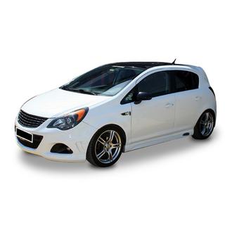 Boční prahy DPT V-2 (černý lesk) Opel Corsa D 2007–2014 fotografie 2