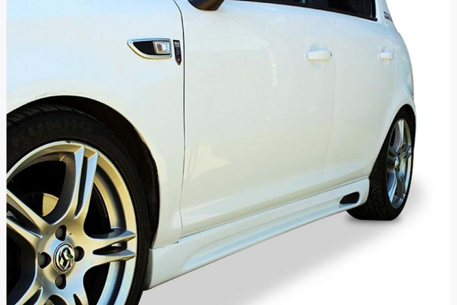 Opel Corsa D 2007–2014 Boční prahy DPT V-2 (černý lesk) Image
