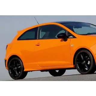 Boční prahy DPT V-1 (Coupe, černý lesk) Seat Ibiza 2010–2017 fotografie 1