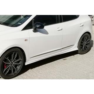 Boční prahy DPT V-3 (černý lesk) Seat Ibiza 2017– fotografie 1