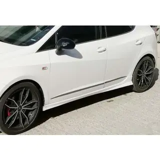 Boční prahy DPT V-3 (černý lesk) Seat Ibiza 2017– fotografie 1