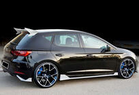 Seat Leon 2013–2020 Boční prahy DPT V-3 (2017-2020, černý lesk) fotografie 5