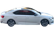 Skoda Superb 2015–2024 Boční prahy DPT V-2 (k lakování) fotografie 1