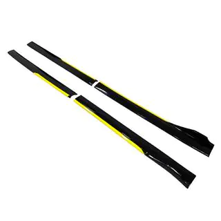 Univerzální prahové nástavce na boční prahy Niken Yellow (ABS) (4 ks)